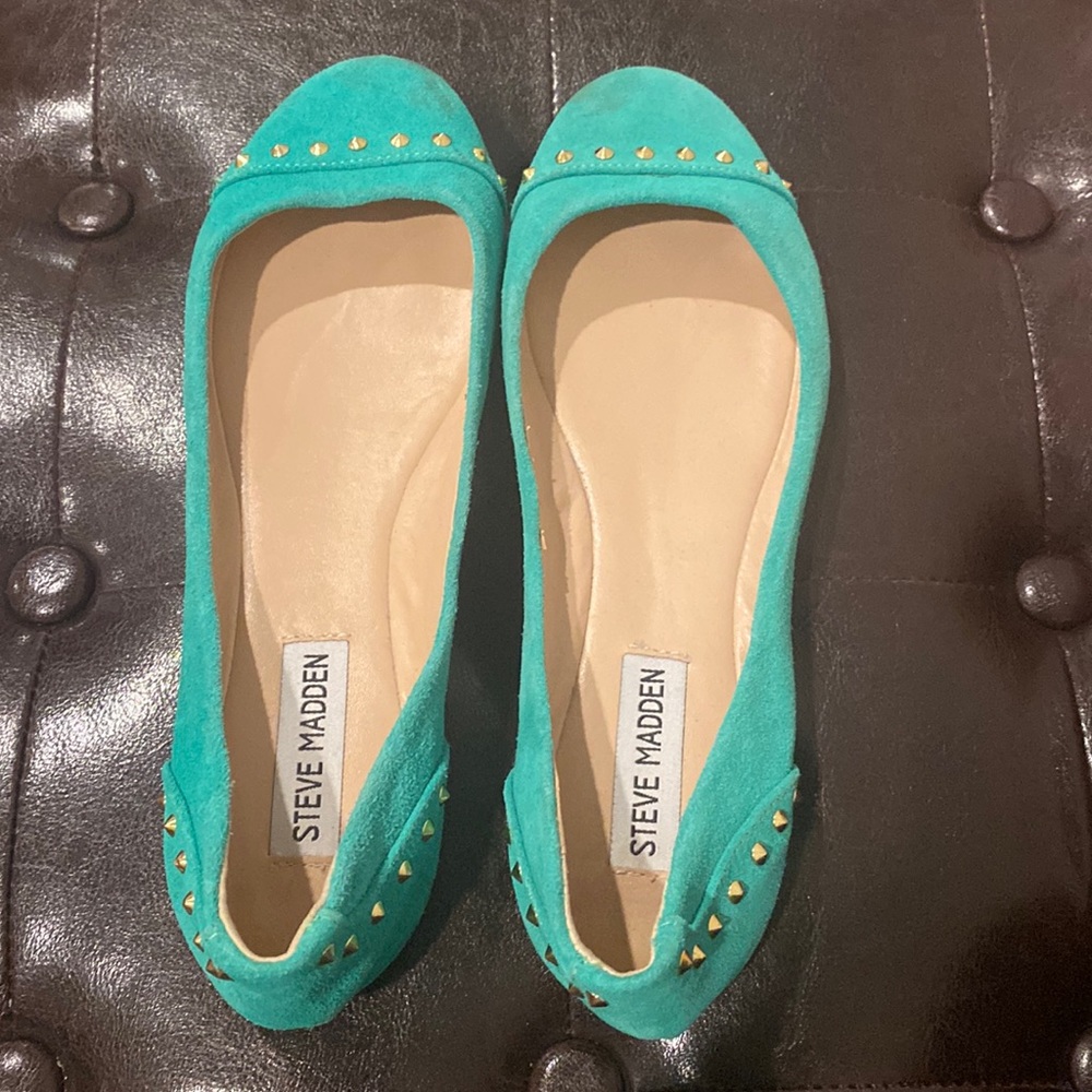 Steve Madden flats teal